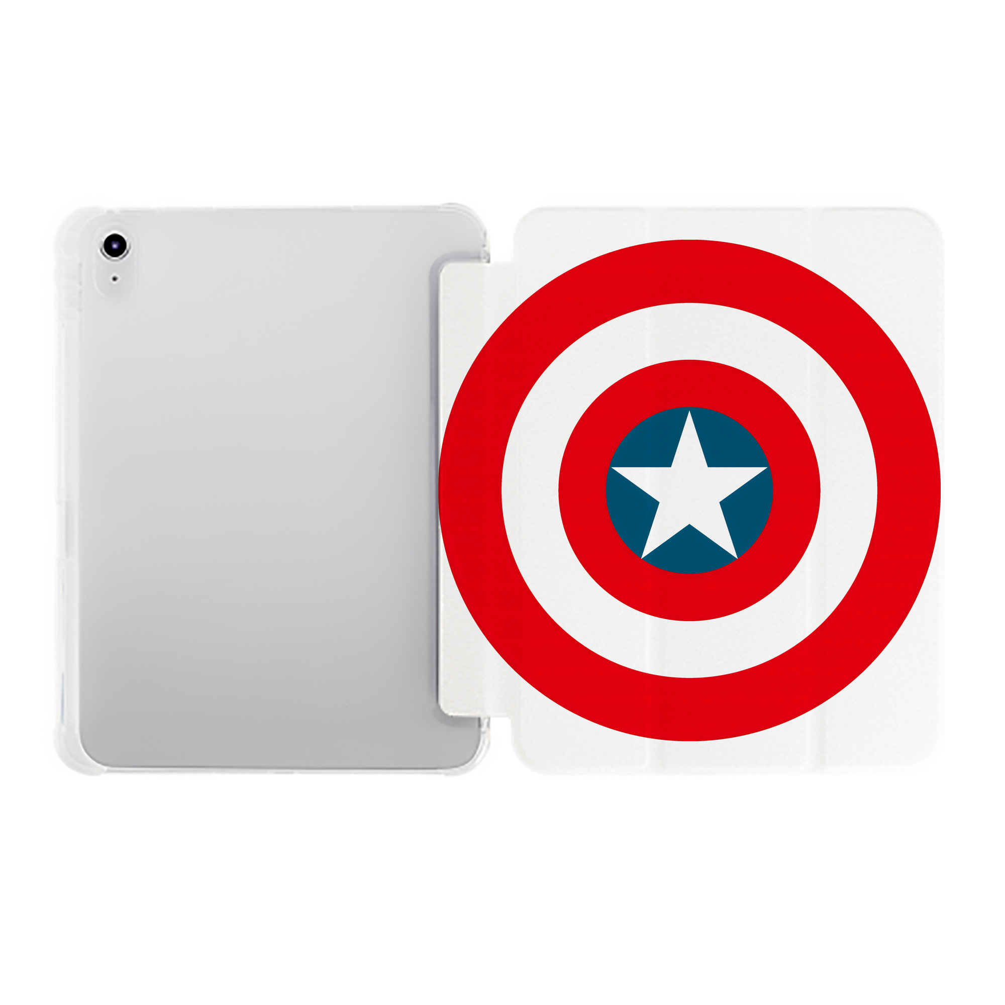 （画像用） アベンジャーズ The Avengers IPad ケース ペン収納付き 三つ折りスタンド PUレザー×シリコン 対応機種9.5/10.5/10.9インチ